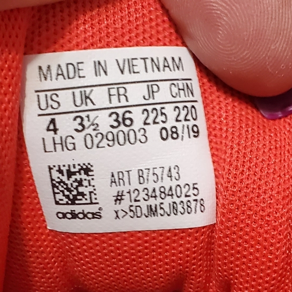 Addidas Hoops 2.0 Red/Black High Tops - Picture 6 of 7